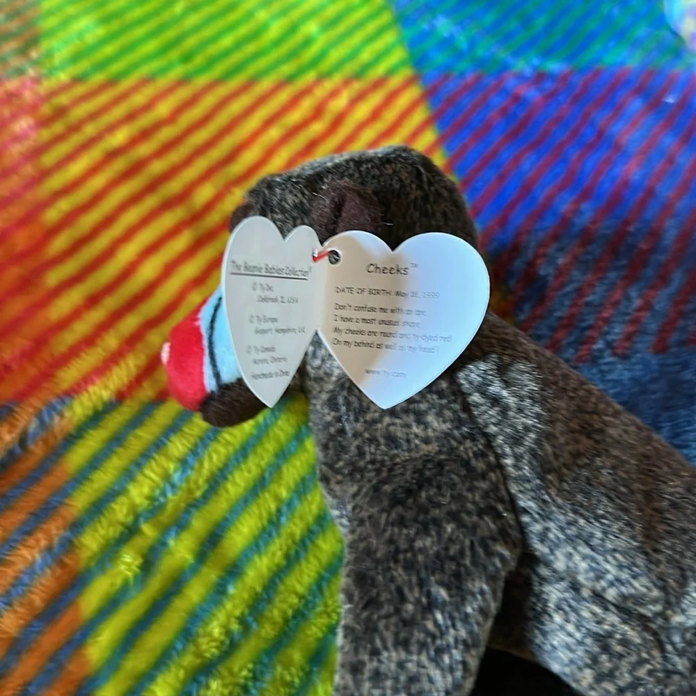 Ty Cheeks the Monkey Beanie Baby